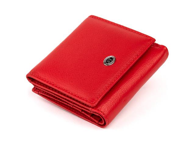 Компактный кошелек ST Leather 19259 Красный 10х9х1,3 см