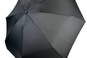 Компактный мужской складной зонт-автомат от Susino на 8 спиц антиветер черный Sys0746-1