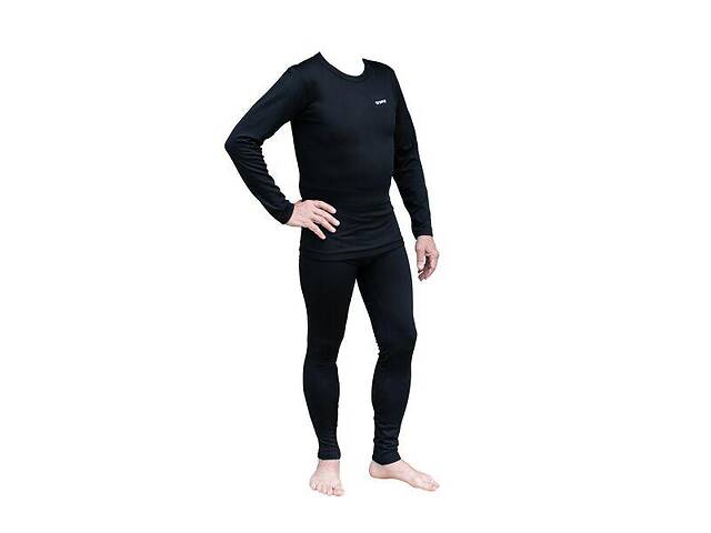 Комплект мужского термобелья Tramp TRUM-019-black-L-XL Warm Soft Black