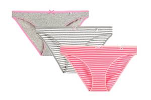 Комплект трусов Pretty Polly Alice ES013C 3PP L Pink Feeder Stripe (5053014445607)