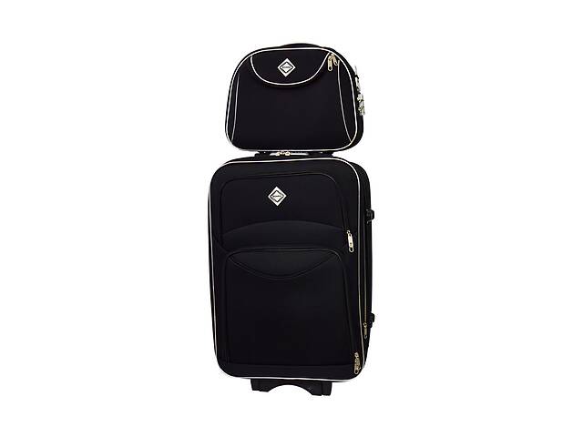 Комплект чемодан + кейс Bonro Style (средний) черный