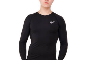 Компрессионная футболка мужская с длинным рукавом Jason L-809-1 FDSO M Черный (06508410)