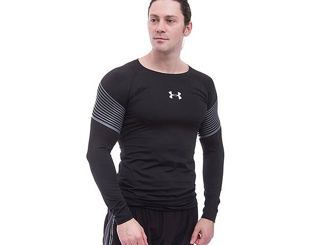Компрессионная футболка мужская с длинным рукавом UAR K1-1 FDSO L Черный (06508137)