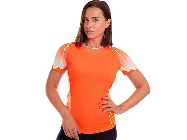 Компрессионная футболка женская LD-7320 Lingo S Оранжевый (06506021)