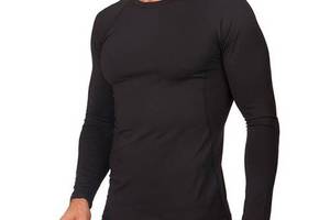 Компрессионная мужская футболка с длинным рукавом 1416 Domino XL Черный (06507055)