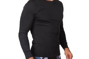 Компрессионная мужская футболка с длинным рукавом 1716 Domino L Черный (06507056)