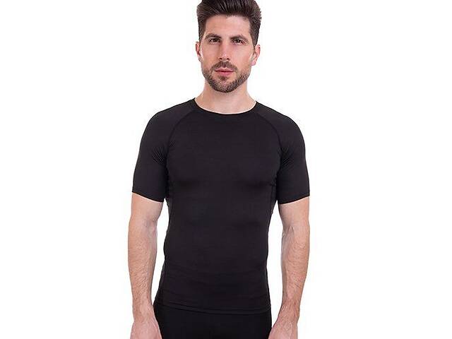 Компрессионная мужская футболка с коротким рукавом LD-1103 FDSO 3XL Черный (06508043)