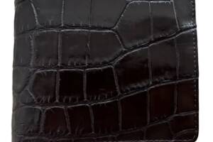 Кошелек мужской портмоне из кожи крокодила коричневый Ekzotic leather (cw34_6)