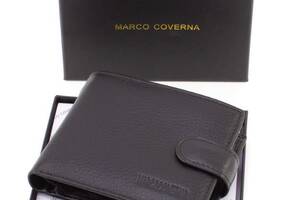 Кошелек из кожи для парней с отделом для документов 11х9,5 Marco Coverna M13-208 (21589) черный