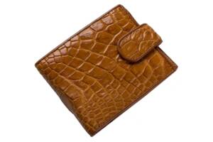 Кошелек из кожи крокодила Ekzotic Leather Коричневый (cw 34)