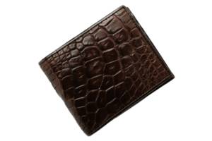 Кошелек из кожи крокодила Ekzotic Leather Коричневый (cw34_4)