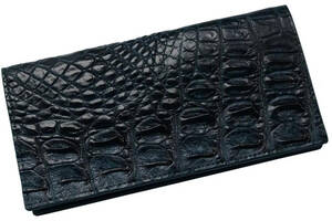 Кошелек из кожи крокодила Ekzotic Leather синий (cw11_1)