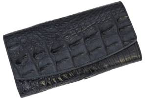 Кошелек из кожи крокодила Ekzotic Leather Синий (cw25_1)