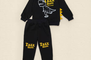 Костюм детский с начесом Dexter’s джемер и брюки trex 98 см черный