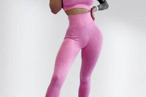 Костюм для фитнеса женский LILAFIT Розовый S (LFS000030)