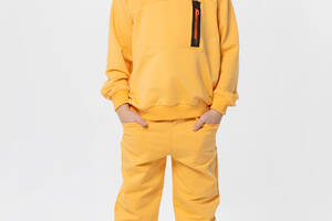 Костюм для мальчика худи штаны Ecrin 2503 140 см Желтый 2000990239952