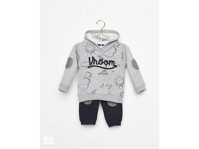 Костюм для малюків CARICA KIDS KM-11109-4 80 Сірий