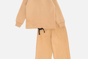 Костюм с брюками для девочки 152 бежевый Lizi Kids ЦБ-00220680