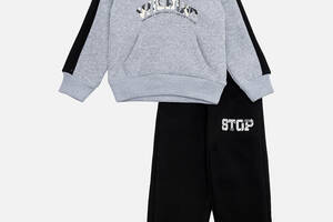 Костюм с брюками для мальчика Lizi Kids 104 Серый ЦБ-00220710 (SKT000910772)