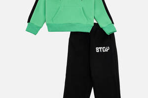 Костюм с брюками для мальчика Lizi Kids 98 Зеленый ЦБ-00220711 (SKT000910775)