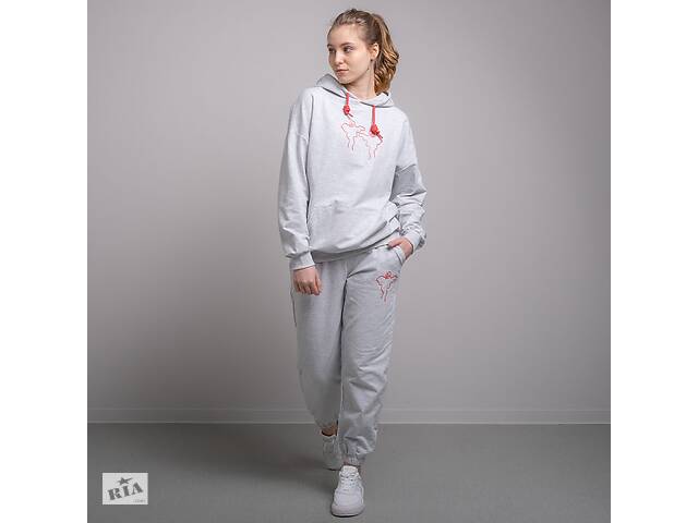 Костюм спортивный женский 200139 р.L/XL Fashion Серый