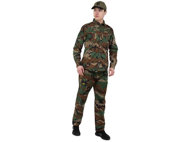 Костюм тактический рубашка и брюки Military Rangers ZK-SU1127 3XL Камуфляж Woodland (06508428)