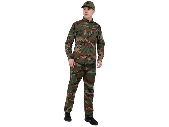 Костюм тактический рубашка и брюки Military Rangers ZK-SU1127 XXL Камуфляж Woodland (06508428)