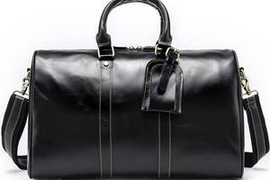 Кожаная дорожная сумка Joynee B10-9016 45 × 27 × 22 Черная