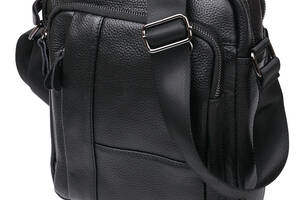 Кожаная мужская сумка Vintage 20677 Черный