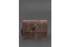 Кожаная сумка-портфель Classic темно-коричневый Crazy Horse BlankNote