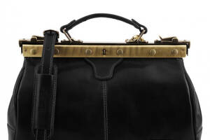 Кожаная сумка саквояж Tuscany Leather Michelangelo TL10038 Черный