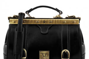 Кожаная сумка - саквояж Tuscany Leather MONA-LISA TL10034 Черный