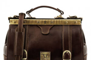 Кожаная сумка - саквояж Tuscany Leather MONA-LISA TL10034 Темно-коричневый