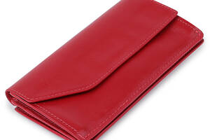 Кожаное женское портмоне GRANDE PELLE 11550 Красный