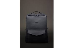Кожаный городской рюкзак на молнии BlankNote Cooper Мистик (BN-BAG-19-mystic)