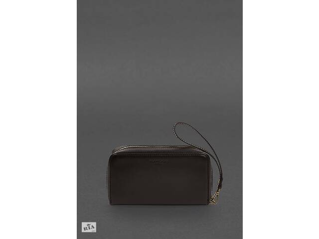 Кожаный клатч-купюрник 4.0 темно-коричневый краст BlankNote