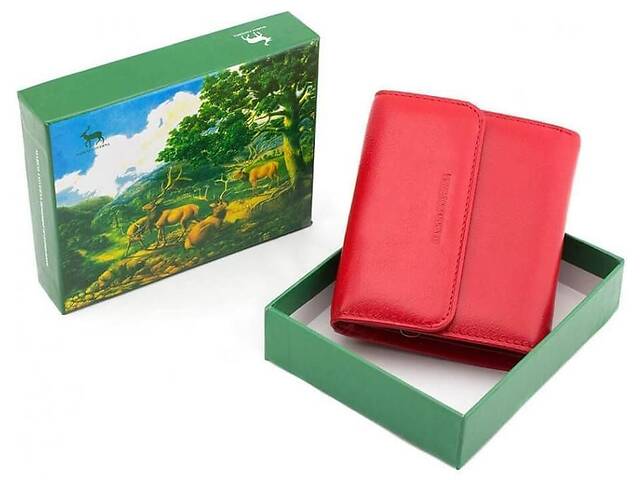 Кожаный кошелек для женщин Marco Coverna MC-2047A-2 (JZ6647) красный