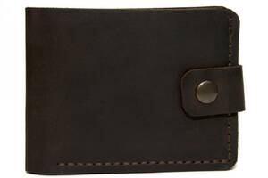 Кожаный кошелек Gofin Темно-коричневый (SKG-10050)