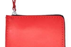Кожаный кошелек Skin and Skin Zipper S 13х10 см Красный (SW05R)