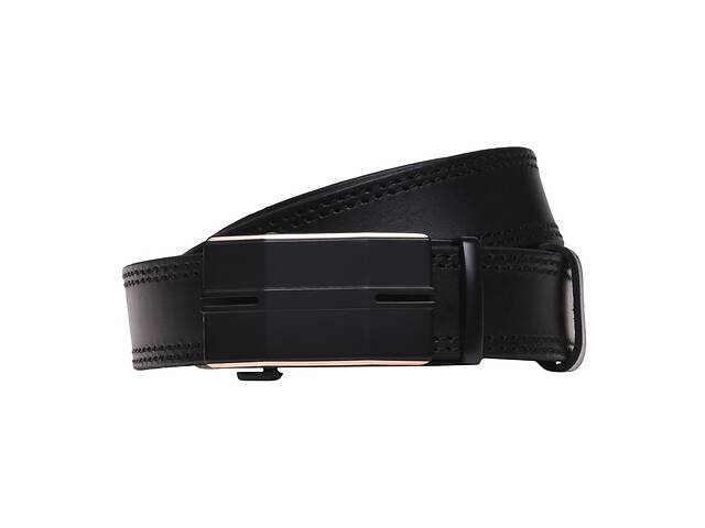 Кожаный мужской ремень Borsa Leather v1genav15 черный