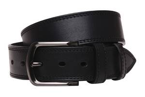Кожаный мужской ремень Borsa Leather v1mb7 черный