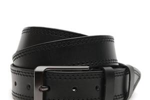Кожаный мужской ремень V1125GX14-black Borsa Leather