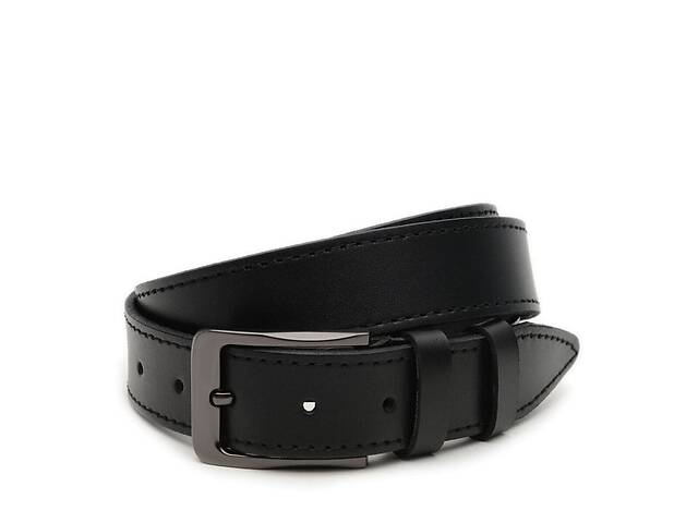 Кожаный ремень Borsa Leather V1115GX15-black черный