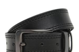 Кожаный ремень V1115GX16-black Borsa Leather