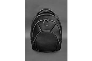 Кожаный рюкзак черный краст BlankNote