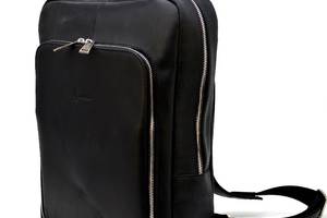 Кожаный рюкзак для ноутбука 14' RA-1239-4lx TARWA Черный