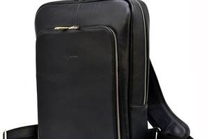 Кожаный рюкзак для ноутбука 14' TARWA TA-1239-4lx премиум 27.5 × 37 × 8 Черный