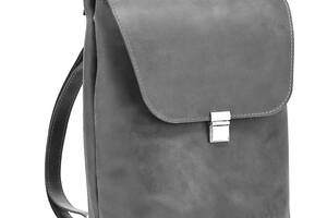 Кожаный рюкзак Skin and Skin Ember 30х26х10 см Серый (BP08GG)