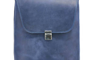 Кожаный рюкзак Skin and Skin Ember 30х26х10 см Синий (BP08NB)
