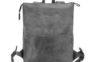 Кожаный рюкзак Skin and Skin Flatrock M Серый (BP09GG)